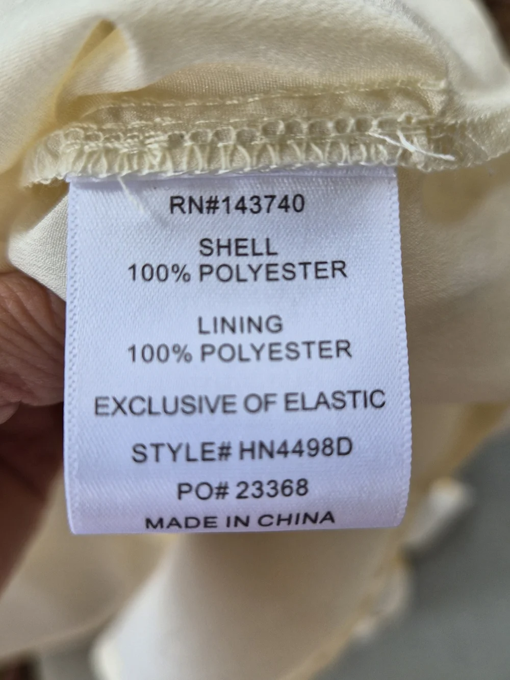 VICI Cream Dress with Gold Dot Detail - Picture 7 of 7